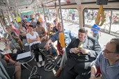 Oslava 20. výročí Fondu budoucnosti na Mánesově mostě